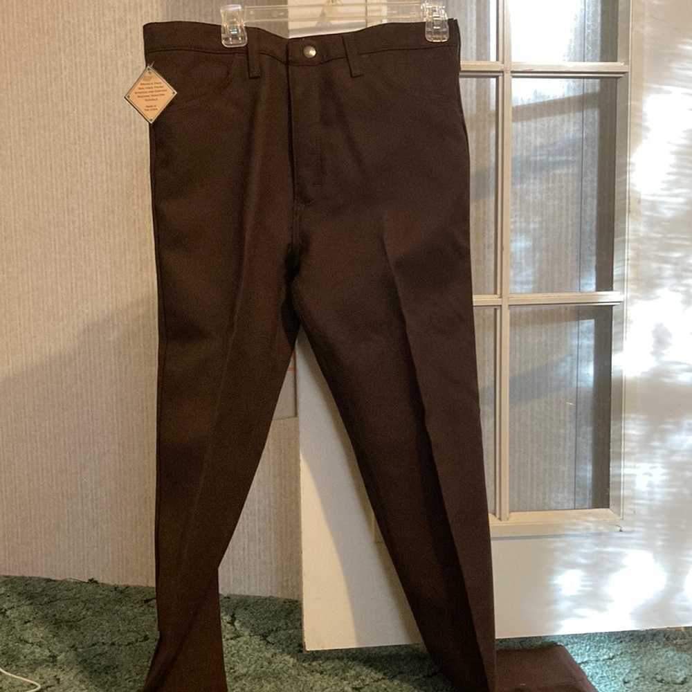 Wrangler MENS dress pants brown nwt